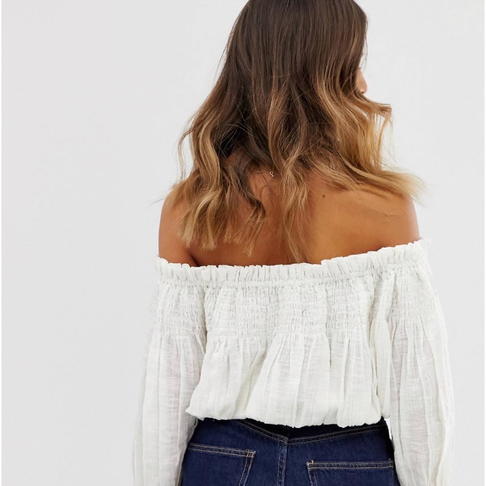 Free People Dancing Till Dawn off-shoulder top - Picture 4 of 9